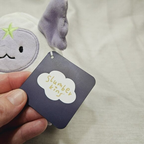 Slumberkins Mini Floof Purple Ghost Plush Halloween Special Edition Stuffed NWT - Picture 3 of 5